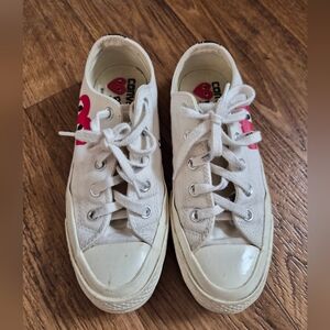 Converse Chuck Taylor Low Cut X Comme Des Garcons White Sneakers US M5 W6